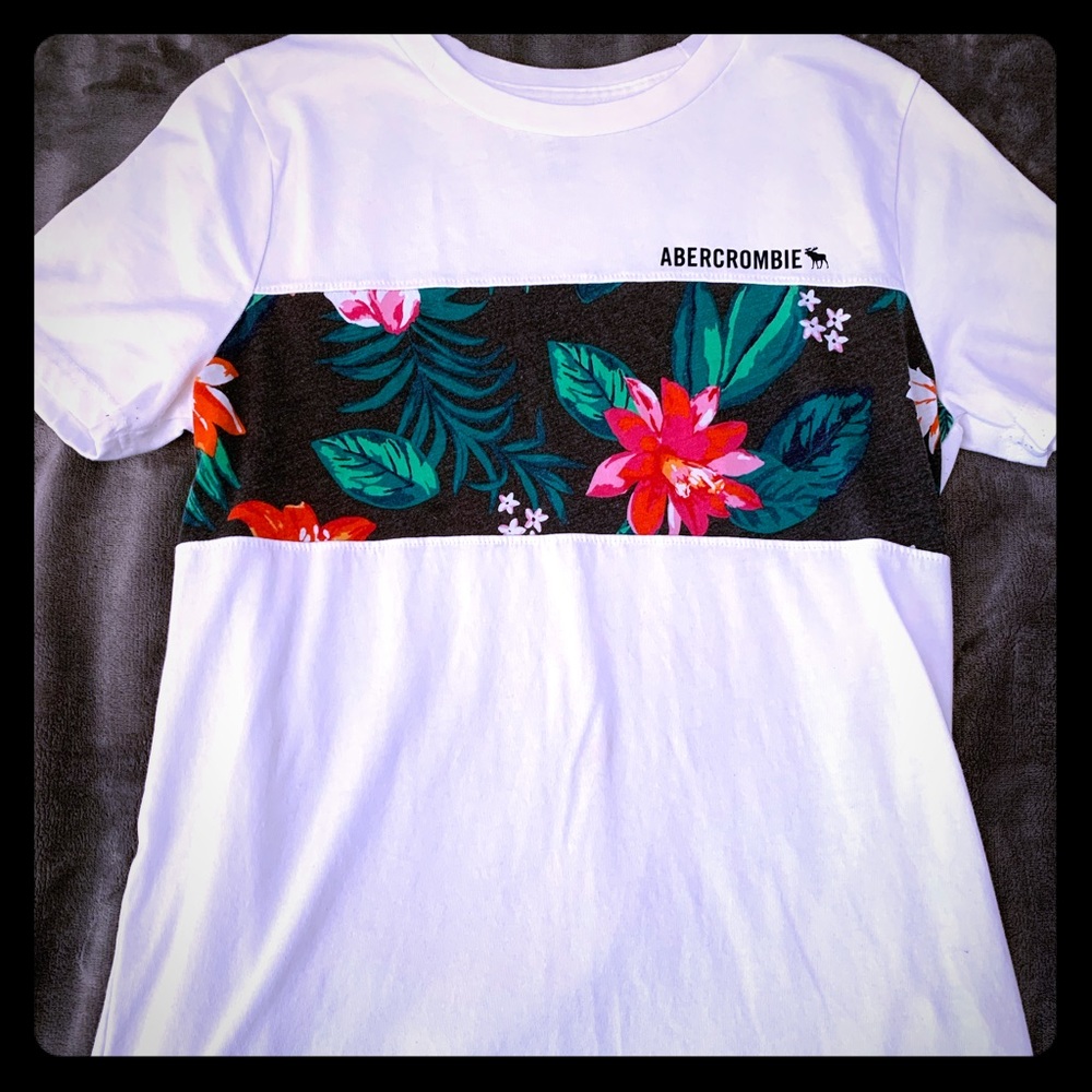 White Abercrombie shirt